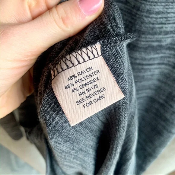 Philosophy Knit Black/Gray Midi Dress‎ - Picture 5 of 6